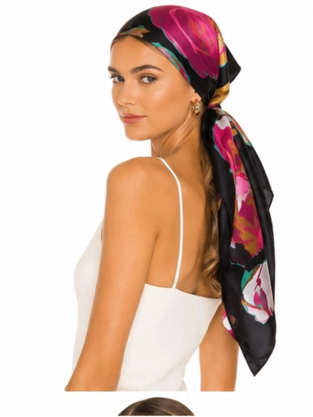 HPS Multicolor Silk Scarf
